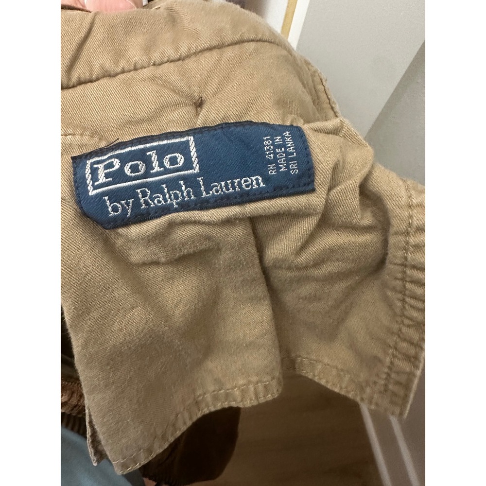 Polo Ralph Lauren Mens Brown Wide Wale Corduroy Pants 100% Cotton 36/30 - Picture 8 of 10